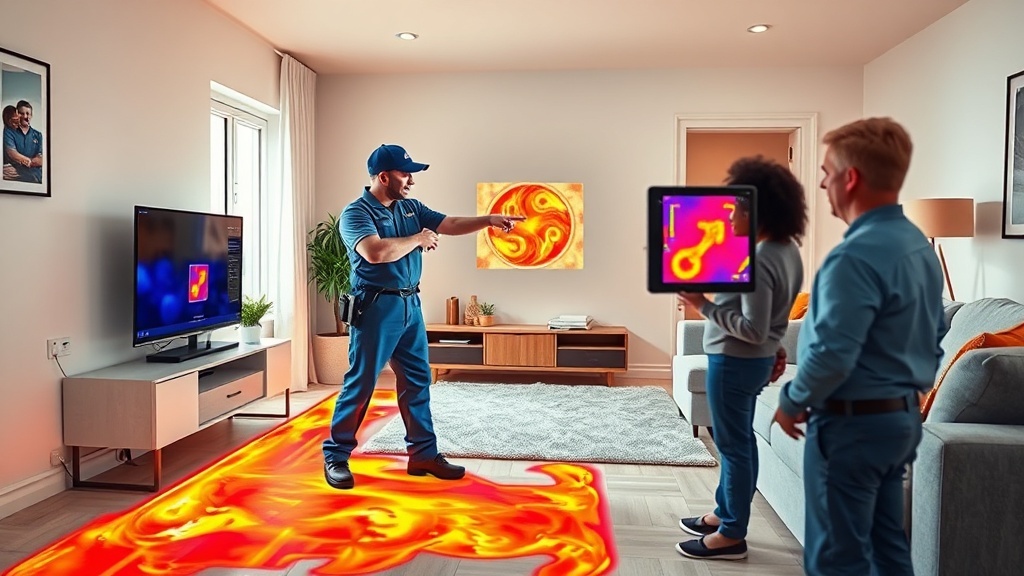 איך מתבצע תהליך איתור נזילות עם מצלמה תרמית?